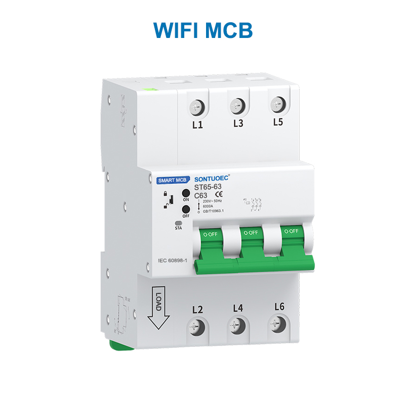 Wifi rs485 ioT amlswyddogaethol deallus mcb rcbo micro -gylched micro